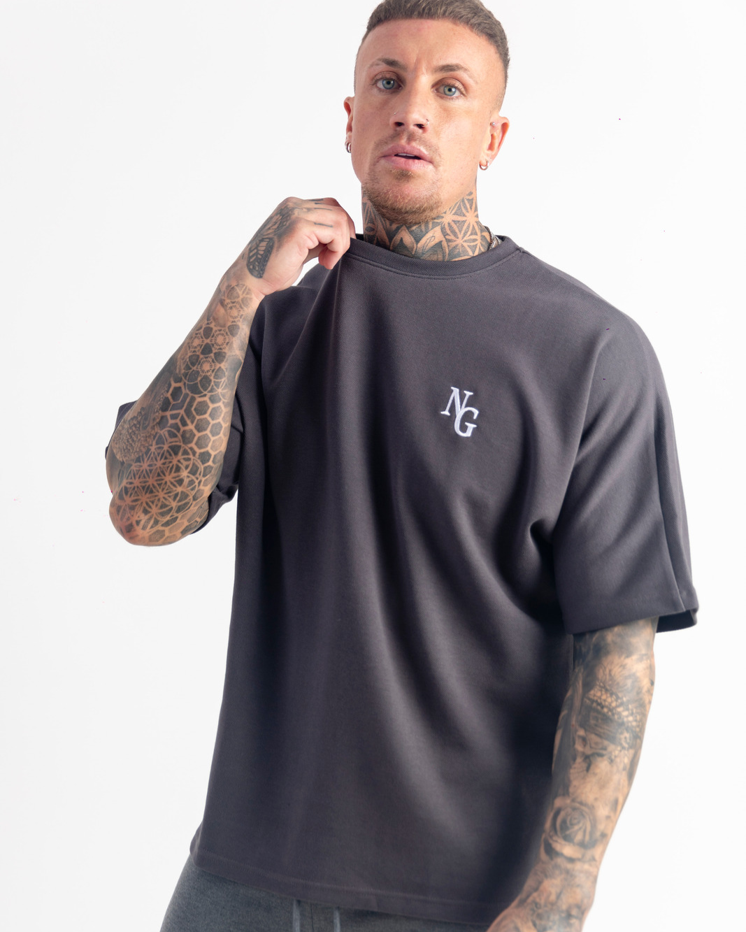 Premium Oversized T-shirt Dark Grey