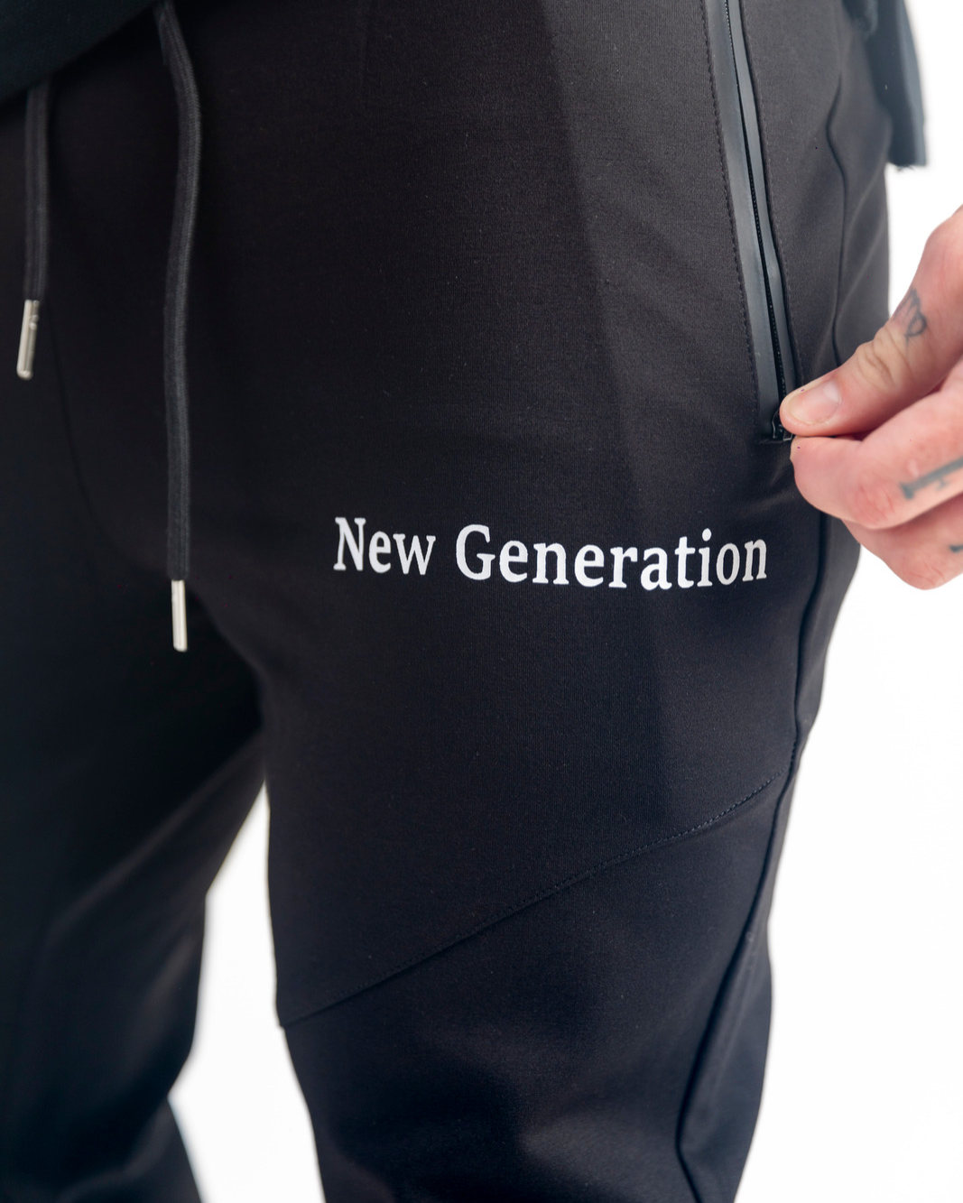 Gen 1 Panel Joggers Black