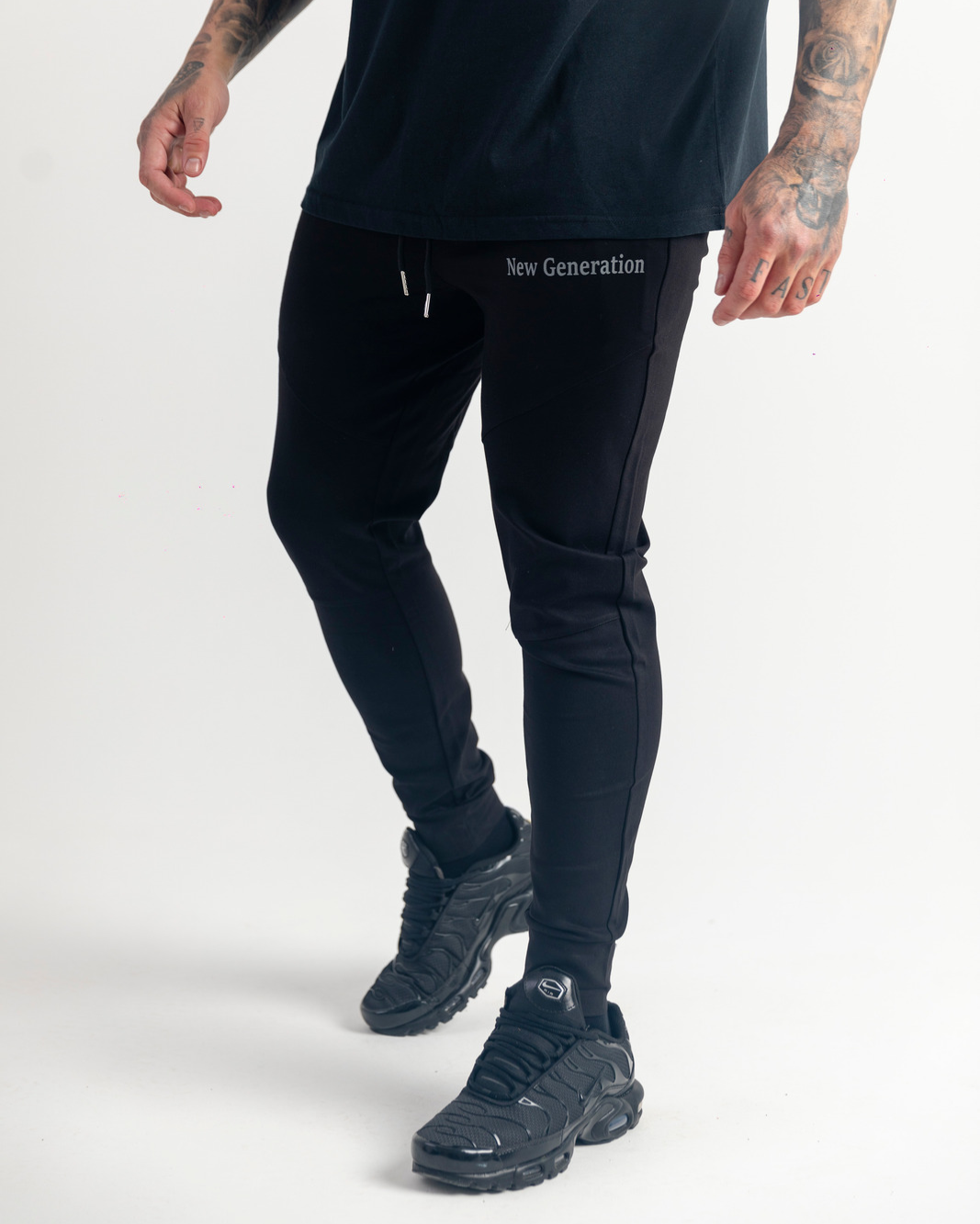 Gen 1 Panel Joggers Double Black
