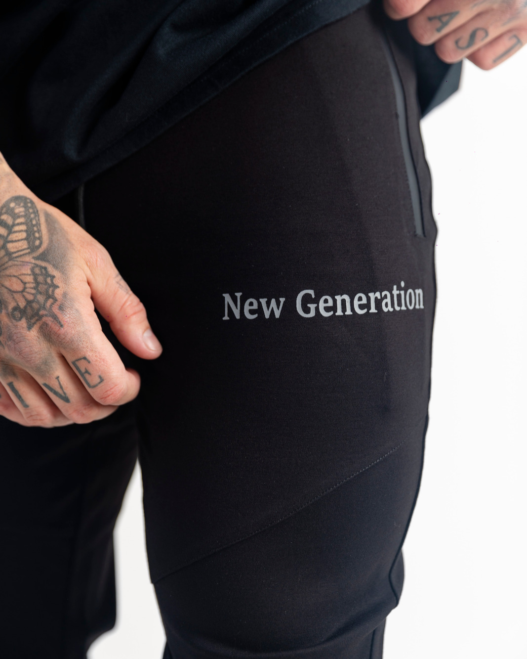 Gen 1 Panel Joggers Double Black
