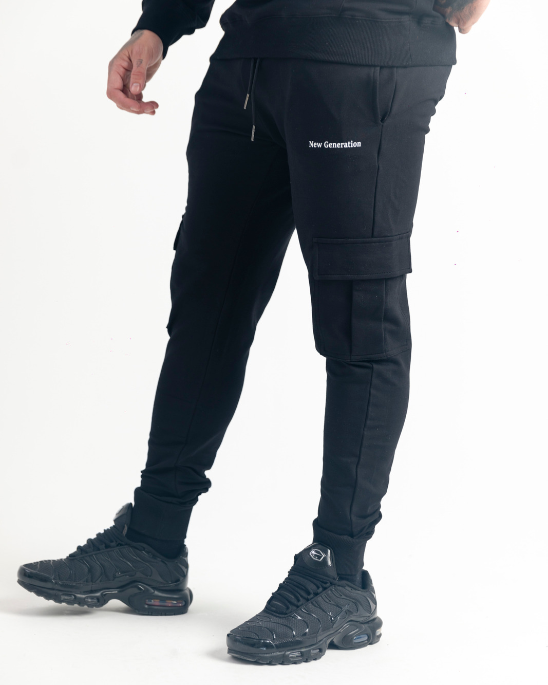 Gen 1 Cargo Tracksuit Bottoms Black