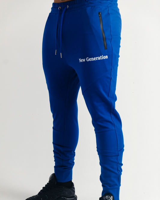 Gen 1 panel joggers electric blue