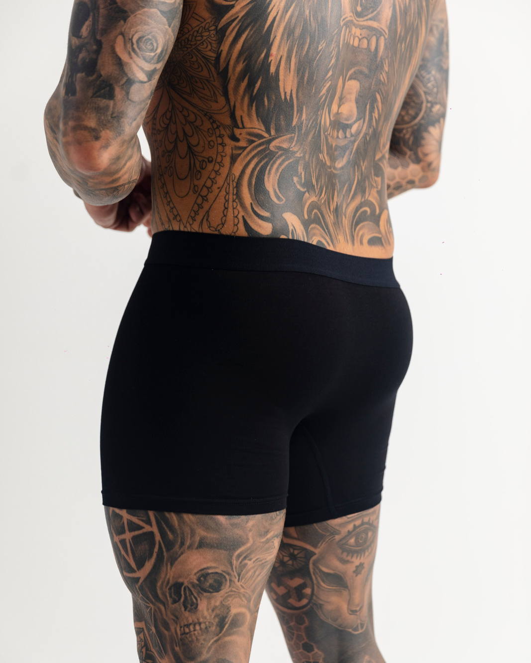 Generation 1 mens black boxers