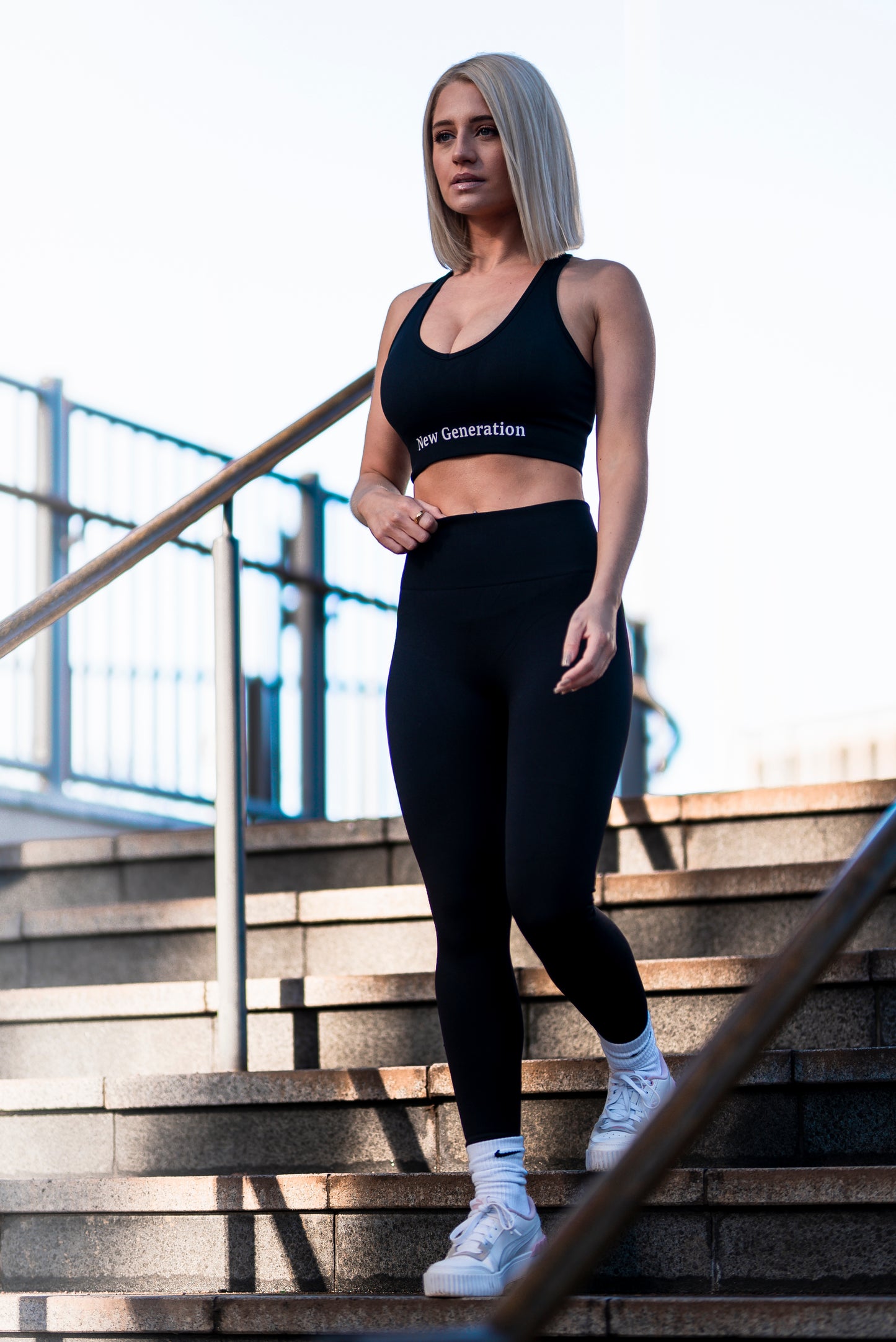 Gen 2 Knot Back Bra Black