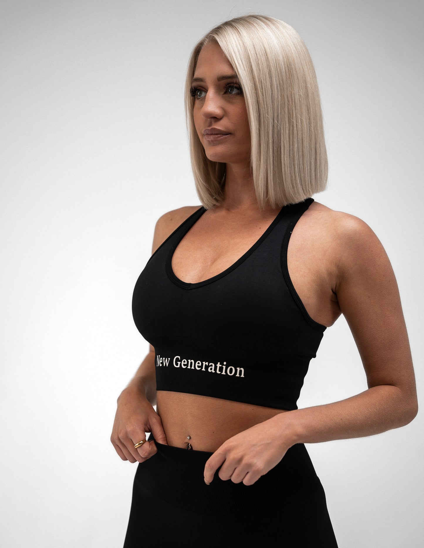Gen 2 Knot Back Bra Black