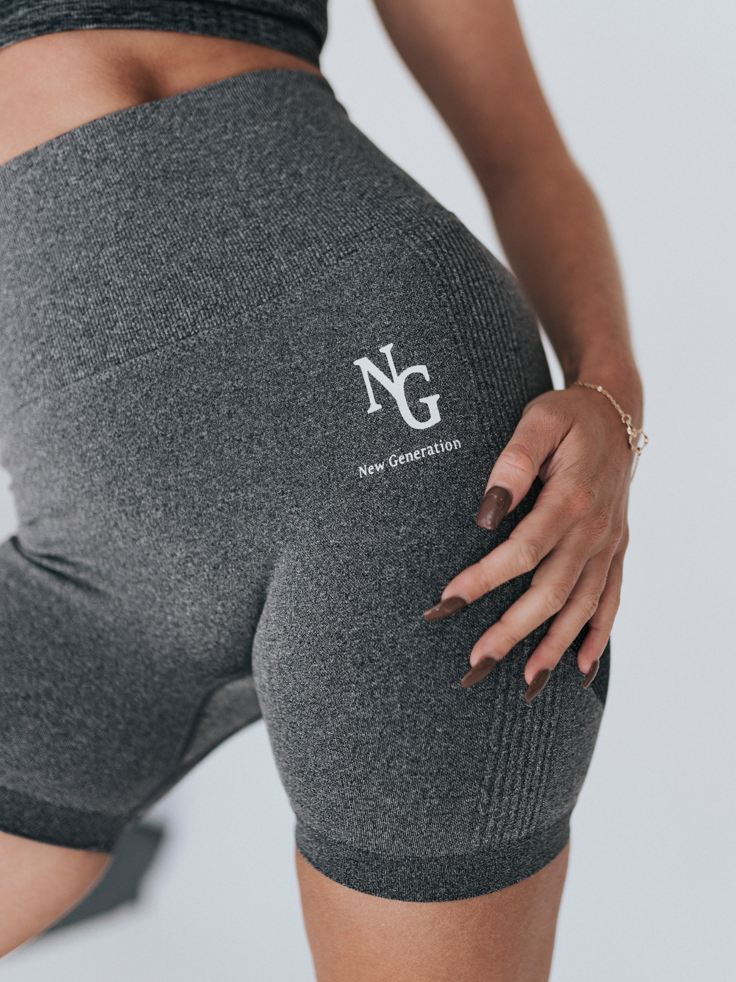 Gen 1 dark grey ladies shorts