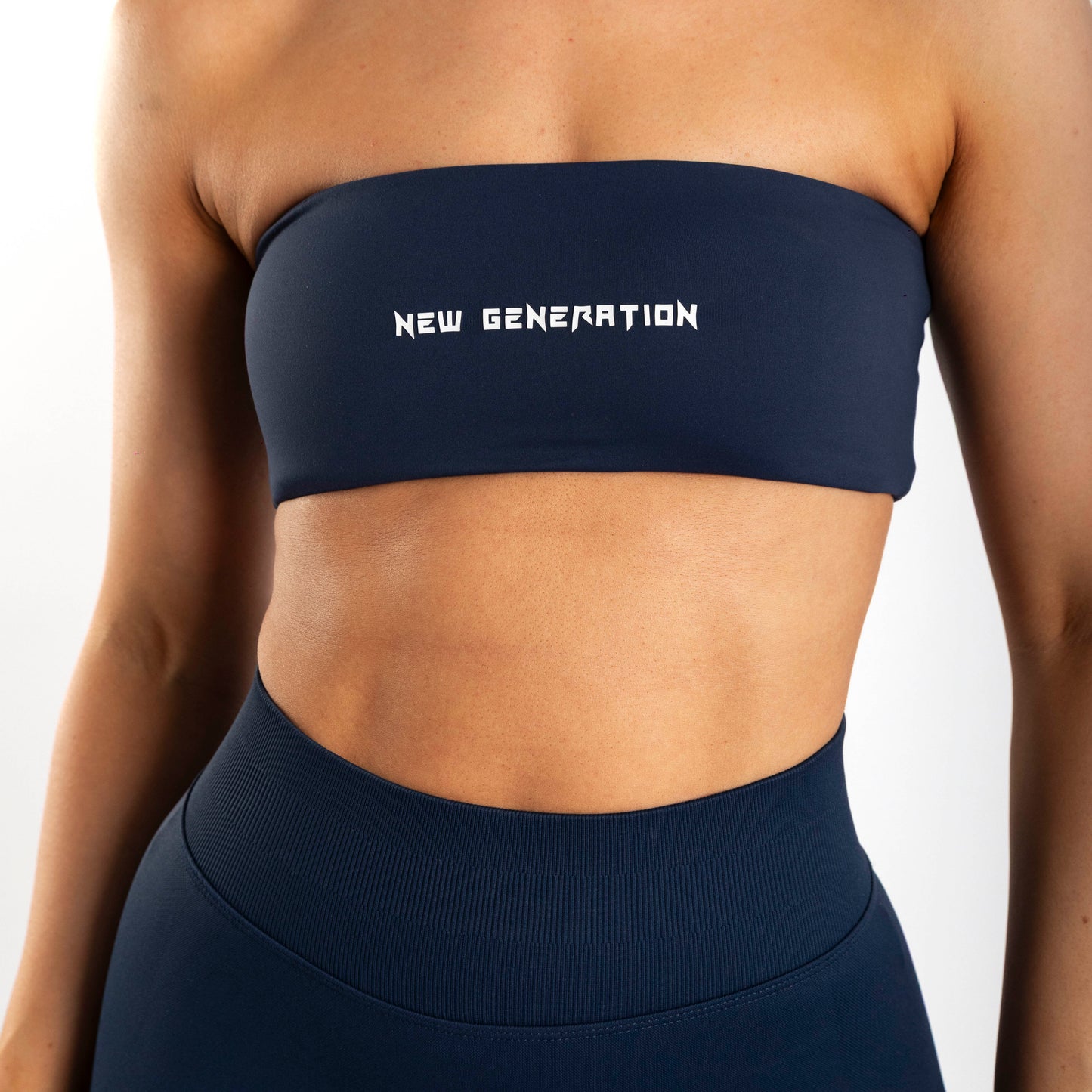 Classic Navy Sculpt Bandeau