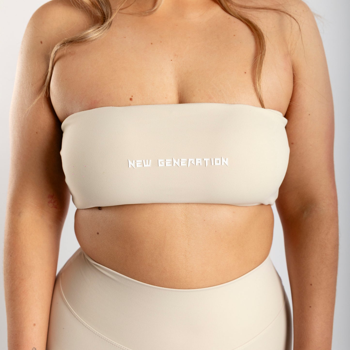 Oat Beige Sculpt Bandeau