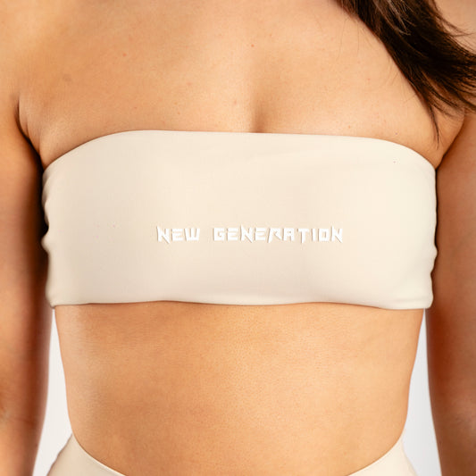 Oat Beige Sculpt Bandeau