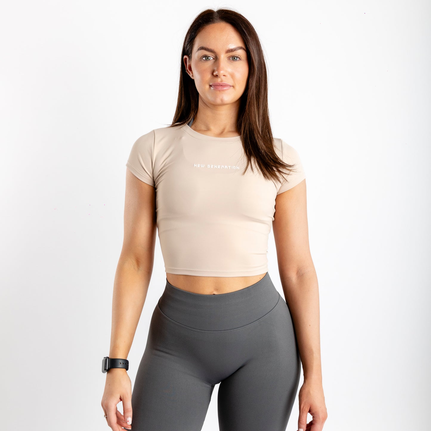 Beige Sculpt Tee