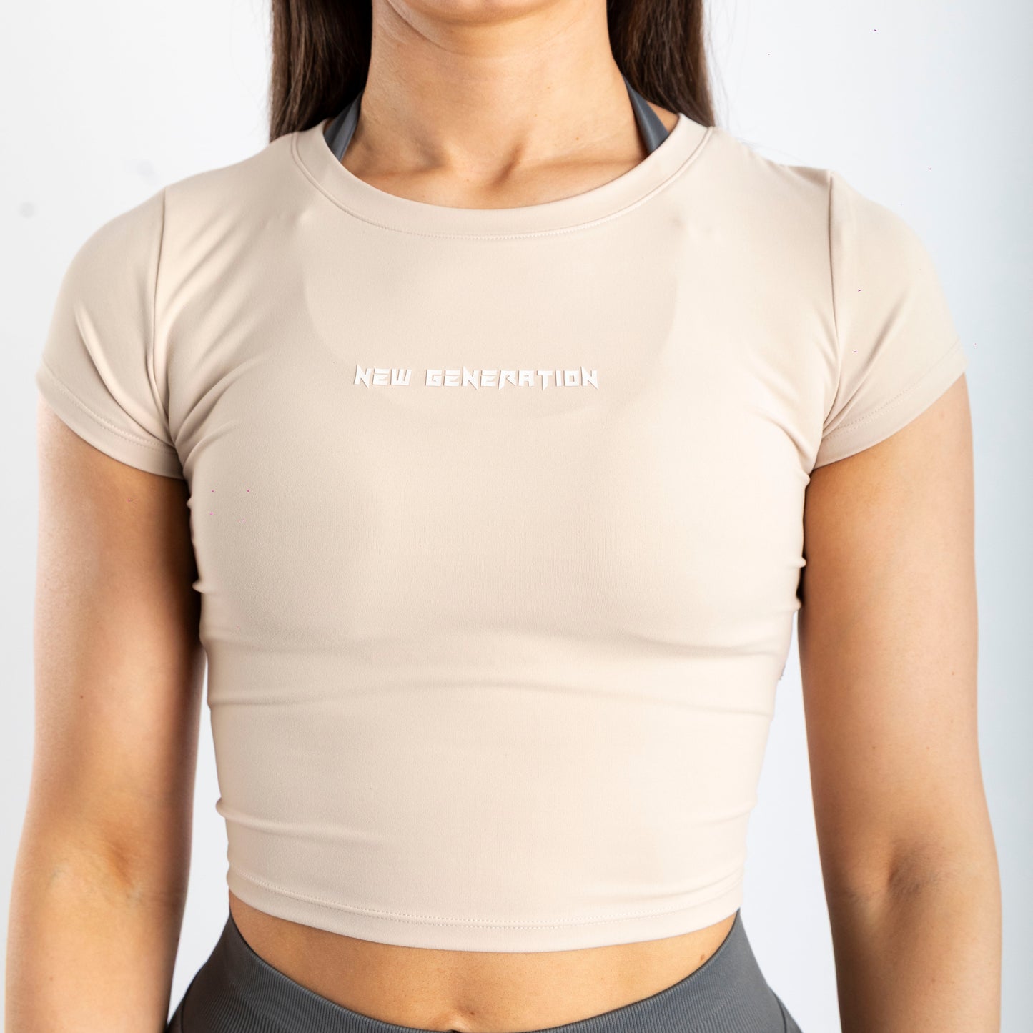 Beige Sculpt Tee