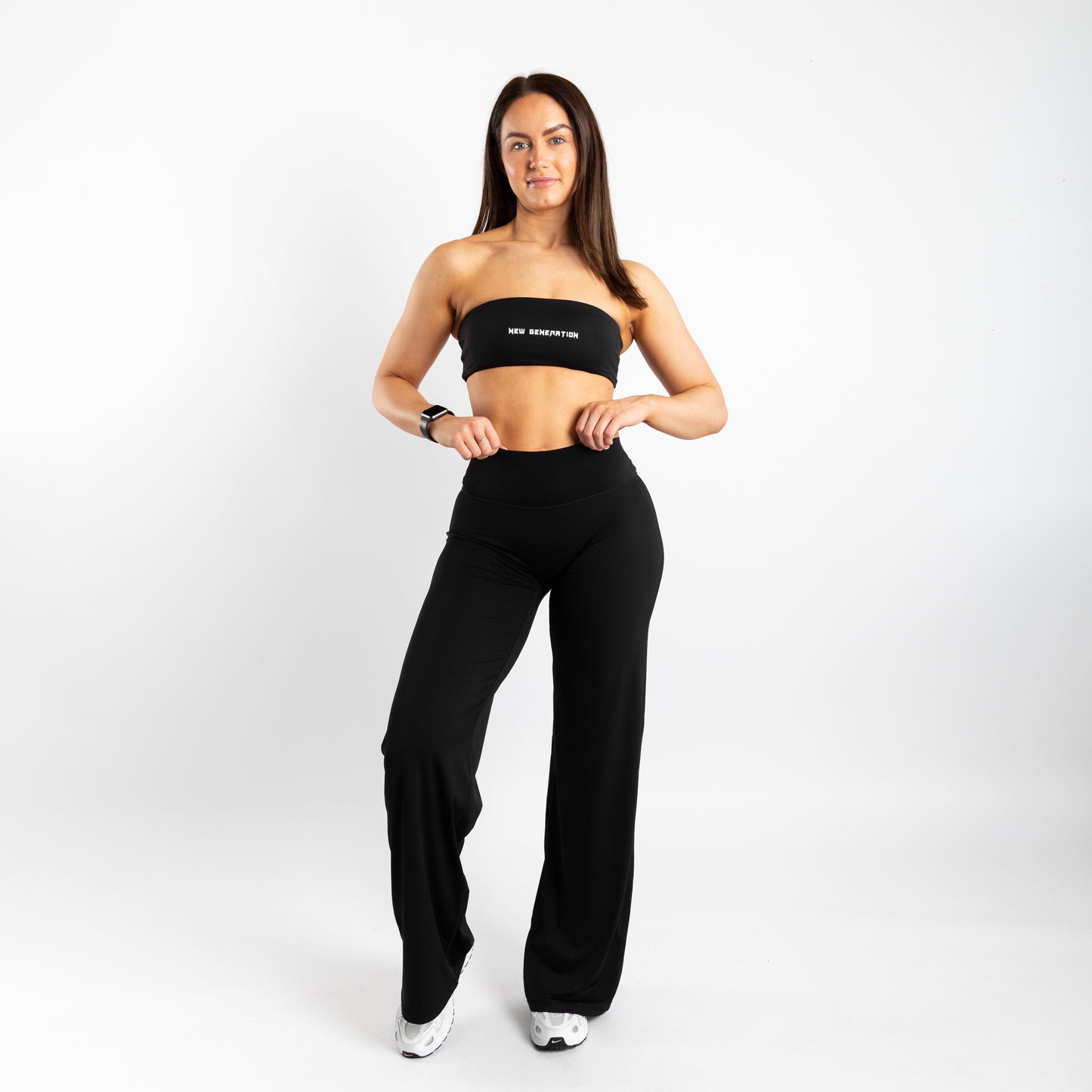 Black Flared Trousers