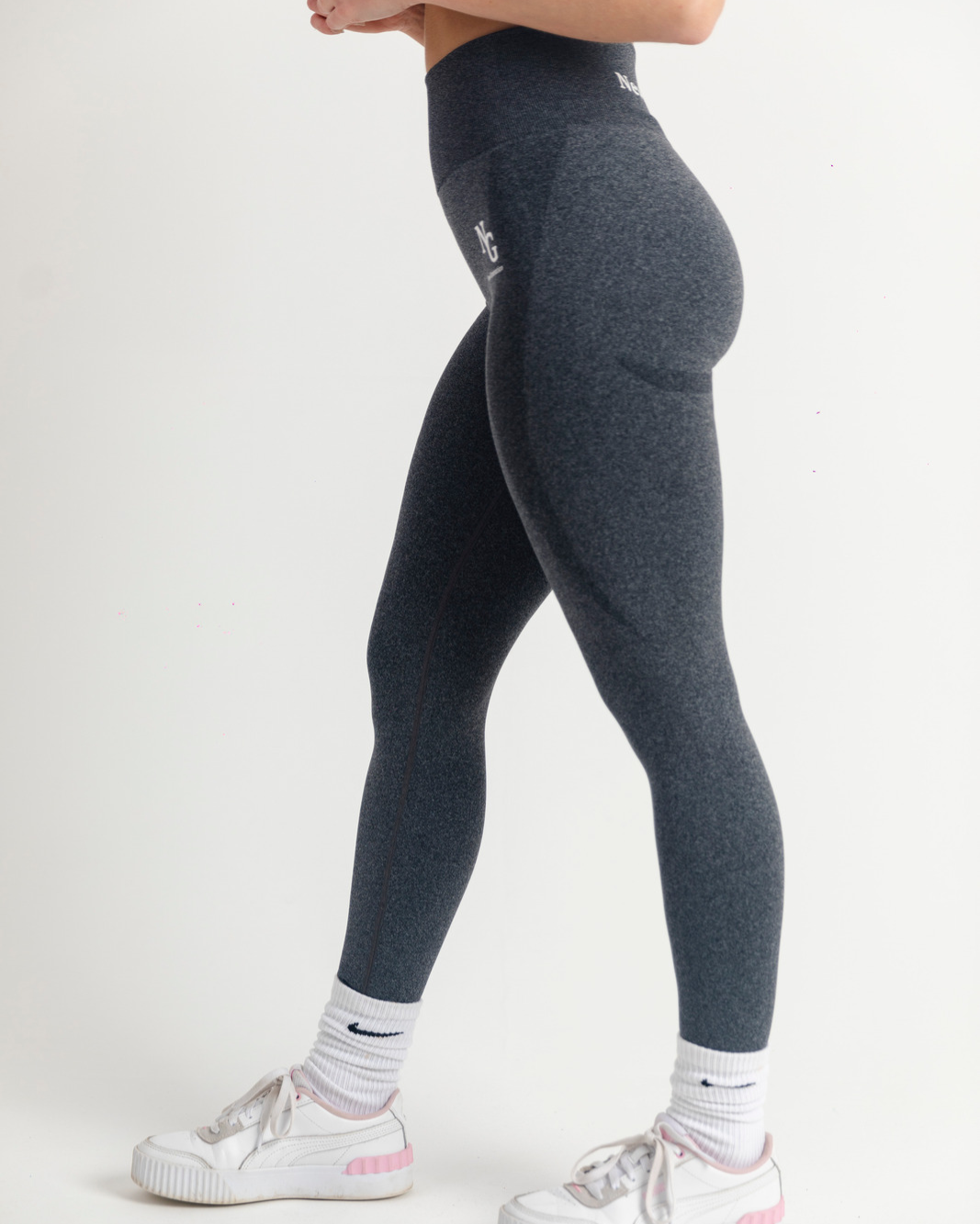 Gen 1 ladies charcoal grey leggings – New Generation Fitness